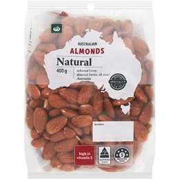Woolworths Crunchy Natural Almonds 400g