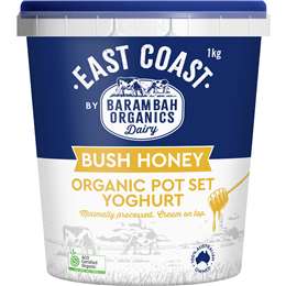 Barambah Organics Bush Honey Pot Set Yoghurt 1kg