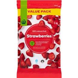 Woolworths Frozen Strawberries 1kg