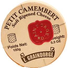 Graindorge Petit Camembert Cheese 150g