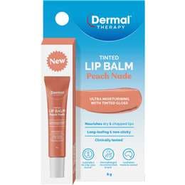 Dermal Therapy Tinted Lip Balm Peach Nude 8g