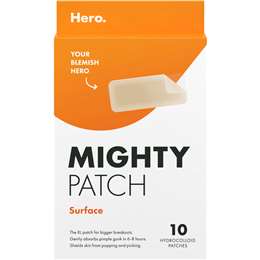 Hero. Mighty Patch Surface Pimple Patches 10 pack