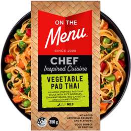 On The Menu Vegetable Pad Thai Bowl 350g
