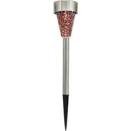 Mirabella Solar Mosaic Path Light Dark Red 1 pack