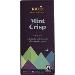 Pico Mint Crisp Vegan Chocolate 80g