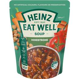 Heinz Eat Well Soup Pouch Minestrone 380g