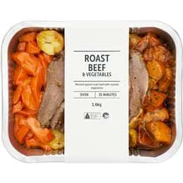 Fast Fuel Roast Beef & Vegetables 1.6kg