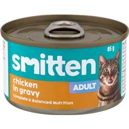 Smitten Adult Cat Food Chicken In Gravy 85g
