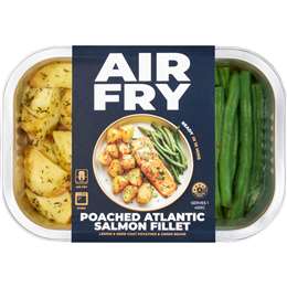 Fast Fuel Air Fry Poached Atlantic Salmon Fillet 400g