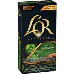 L'OR Espresso Hazelnut Coffee Pods Nespresso Compatible 10 pack