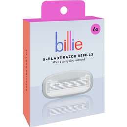 Billie 5-Blade Razor Refills 6 pack