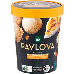 Woolworths Ice Cream Pavlova 1L