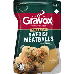 Gravox Best Ever Swedish Meatballs Style Gravy 165g