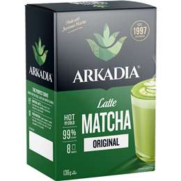 Arkadia Latte Matcha Sachets Original 8 pack