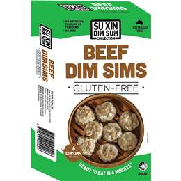 Su Xin Gluten Free Dim Sims Beef 300g