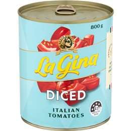 La Gina Diced Tomatoes 800g