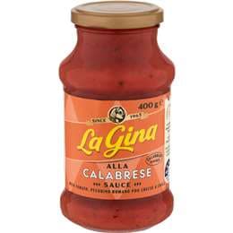 La Gina Calabrese Pasta Sauce 400g