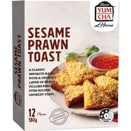 Chan's Yum Cha Sesame Prawn Toast 180g