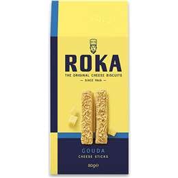 Roka Gouda Cheese Stick Biscuits 80g