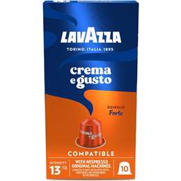 Lavazza Crema e Gusto Forte Coffee Pods Nespresso Compatible 10 pack