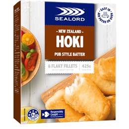 Sealord Hoki Fillets Pub Style Batter 425g