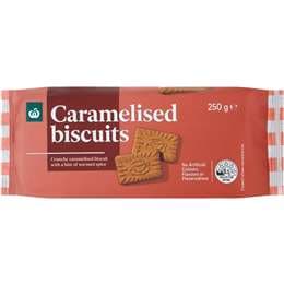 Woolworths Caramelised Biscuit 250g