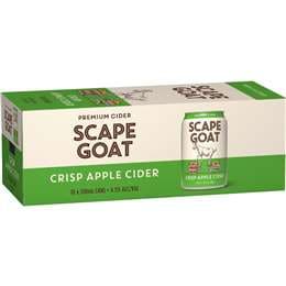 Scape Goat Crisp Apple Cider Cans 330mL x 10 pack
