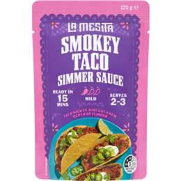 La Mesita Smokey Taco Simmer Sauce 170g