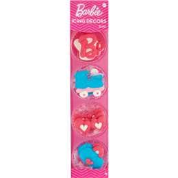 Dollar Sweets Barbie 2D Icing Decorations 12 pack