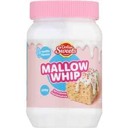 Dollar Sweets Mallow Whip Vanilla Flavour 220g
