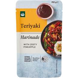 Woolworths Pineapple Teriyaki Marinade 250g