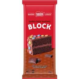 Nestle Baker's Choice Baking Block Dark Chocolate 170g