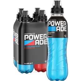 Powerade Sports Drink Mix 600mL x 4 pack