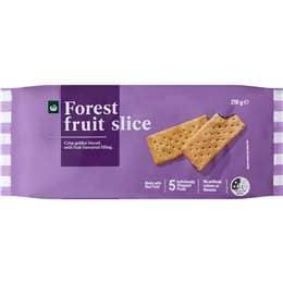 Woolworths Forest Fruit Slice 218g