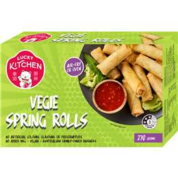 Lucky Kitchen Vegie Spring Rolls 270g