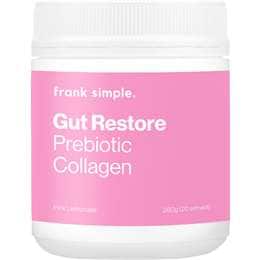 frank simple. Gut Restore Prebiotic Collagen Pink Lemonade 260g