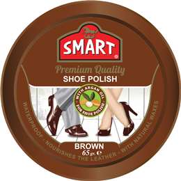 Smart Shoe Polish Brown 65g