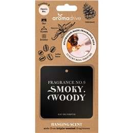 Aromadrive Hanging Square Car Air Freshener Smoky Woody each