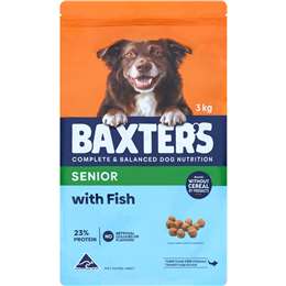 Baxter's Senior Dry Dog Food Fish 3kg