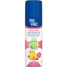 No Vac Carpet & Fabric Foaming Sanitiser & Deodoriser 290g