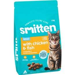 Smitten Adult Dry Cat Food Chicken & Fish 1kg