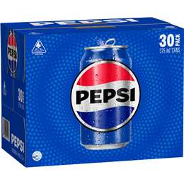 Pepsi Soft Drink Cans 375mL x 30 pack