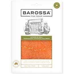 Barossa Fine Foods Tasmanian Smoked Salmon Lemon & Dill 100g