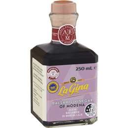 La Gina Balsamic Vinegar 4 Leaf 250mL