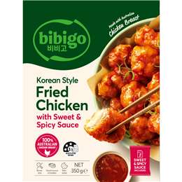 Bibigo Korean Style Fried Chicken With Sweet & Spicy Sauce 350g