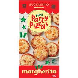Buonissimo Party Pizzas Margherita 12 pack