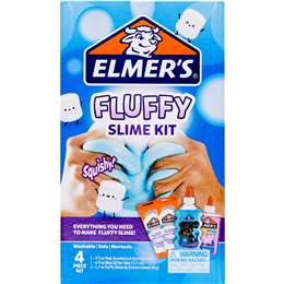 Elmer's Fluffy Slime Kit 4 pack