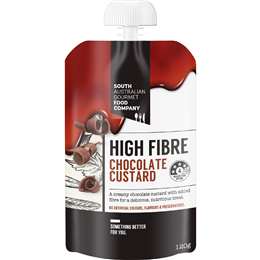 South Australian Gourmet Food Company High Fibre Chocolate Custard 120g