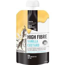 South Australian Gourmet Food Company High Fibre Vanilla Custard 120g
