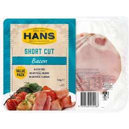 Hans Shortcut Rindless Bacon 1kg